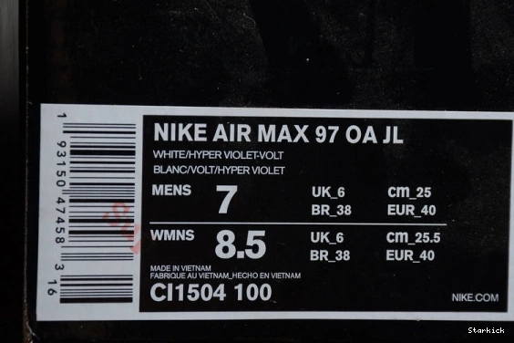 AIR 97 “LONDON OF CI1504-100 MAX SUMMER LOVE” NIKE 0131